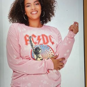 Long Sleeve AC/DC top size 0x